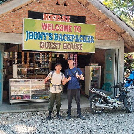 Jhony'S Backpacker-Guest House Only Stay Here Book Treking With Us Bukit Lawang Bagian luar foto